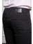 Erkek Siyah Jean Slim Fit Dark Kesim Pantolon 4