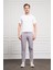 Erkek Gri Slim Fit Dar Kesim Chino Pantolon 2