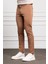 Erkek Camel Slim Fit Dar Kesim Chino Pantolon 2