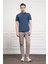 Erkek Marine Basic Polo Yaka Dynamic Fit T-Shirt 2