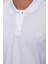 Erkek Beyaz Basic Polo Yaka Dynamic Fit T-Shirt 5