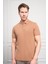 Erkek Vizon Basic Polo Yaka Dynamic Fit T-Shirt 4