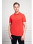 Erkek Kırmızı Basic Polo Yaka Dynamic Fit T-Shirt 3