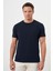 Erkek Lacivert Trend Polo Yaka Classic Regular Fit T-Shirt 2