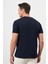 Erkek Lacivert Trend Polo Yaka Classic Regular Fit T-Shirt 5