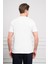 Erkek Ekru Trend Bisiklet Yaka Pamuk Dinamik Fit T-Shirt 5