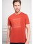 Erkek Tarçın Trend Bisiklet Yaka Dinamik Fit Pamuk T-Shirt 4