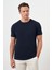Erkek Lacivert Trend Polo Yaka Cepli Classic Regular Fit T-Shirt 1