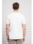 Erkek Ekru Trend Bisiklet Yaka Dinamik Fit T-Shirt 5