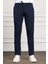 Erkek Lacivert Slim Fit Jogger Pantolon 1