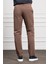 Erkek Vizon Dynamic Fit Chino Pantolon 3