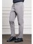 Erkek Gri Dynamic Fit Chino Pantolon 2