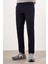 Erkek Lacivert Yazlık Pamuk Yan Cep Slim Fit Chino Pantolon 1