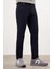 Erkek Lacivert Yazlık Pamuk Yan Cep Slim Fit Chino Pantolon 2