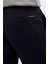 Erkek Lacivert Yazlık Pamuk Yan Cep Slim Fit Chino Pantolon 4