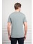 Erkek Su Yeşili Trend Dinamik Fit Bisiklet Yaka T-Shirt 5