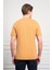 Erkek Hardal Sarısı Trend Bisiklet Yaka Dinamik Fit Pamuk T-Shirt 5