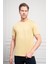 Erkek Yeşil Trend Dinamik Fit Bisiklet Yaka T-Shirt 4