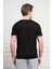 Erkek Siyah Trend Polo Yaka Dinamik Fit Rahat Kesim T-Shirt 5