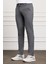 Erkek Gri Slim Fit Jogger Pantolon 2