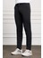 Erkek Siyah Slim Fit Chino Pantolon 2