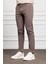 Erkek Kahve Slim Fit Dar Kesim Chino Pantolon 2