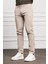 Erkek Bej Slim Fit Dar Kesim Chino Pantolon 2