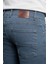 Erkek Marine Jean Slim Fit Dar Kesim Pantolon 5