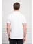 Erkek Beyaz Basic Polo Yaka Dynamic Fit T-Shirt 5