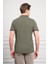 Erkek Haki Basic Polo Yaka Dynamic Fit T-Shirt 5