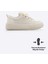 Kadın Yüksek Taban Sneaker Keten Kumaş Bağcıklı Spor Ayakkabı Hesna 3