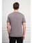 Erkek Antrasit Basic Bisiklet Yaka Dynamic Fit Pamuk T-Shirt 5