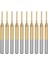 Pcb Makinesi Için 10 Adet Titanyum Kaplama Karbür, 1/8 Inç Şaft 1.1mm (Yurt Dışından) 1