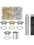 1 Set Metal Gözlü Bağlantı Montajı Çanta Deliği Kumaş Çapı 12MM (Yurt Dışından) 1