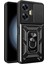 Realme C55 Kılıf Pars Lens Yüzüklü Silikon - Siyah Bstmy 1