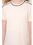 Ekru Pamuklu O Yaka Standart Fit Basic Kız Çocuk T-Shirt - 75177 2