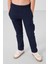 Lacivert Standart Fit Dokuma Hafif Esnek Chino Erkek Çocuk Pantolon - 11272 2