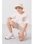 Ekru-Taş Pamuklu Oversize Fit Dokuma Hafif Esnek Chino Erkek Çocuk Şort Takım - 11275 2