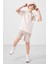 Ekru-Taş Pamuklu Oversize Fit Dokuma Hafif Esnek Chino Erkek Çocuk Şort Takım - 11275 5