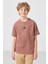 Tarçın-Koyu Bej Pamuklu Oversize Fit Dokuma Hafif Esnek Chino Erkek Çocuk Şort Takım - 11276 4