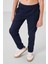 Lacivert Standart Fit Dokuma Hafif Esnek Chino Erkek Çocuk Pantolon - 11272 3