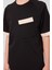 Siyah Pamuklu Yumuşak Dokulu Oversize Cep Detaylı Erkek Çocuk T-Shirt - 11295 3