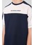 Lacivert Pamuklu Yumuşak Dokulu Oversize Fit Baskılı Erkek Çocuk T-Shirt - 11290 3