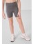 Koyu Gri Esnek Standart Fit Basic Performans Kız Çocuk Tayt - 75189 2