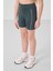 Orman Yeşili Esnek Standart Fit Basic Performans Kız Çocuk Tayt - 75189 2