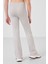 Taş Esnek Standart Fit Basic Performans Ispanyol Paça Kız Çocuk Tayt - 75193 4