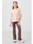 Kahverengi Esnek Standart Fit Basic Performans Ispanyol Paça Kız Çocuk Tayt - 75193 5