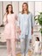 5816 Ekru Vual Penye Hamile Lohusa 3 Lü Pijama Sabahlık Tk 3