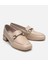 01AYH306780A310 KADIN Deri Bej Tokalı Loafer 2