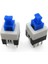 Tactile Push Button On - Off Anahtarlı Switch 7x7 mm 6 Bacaklı Kilitli 1